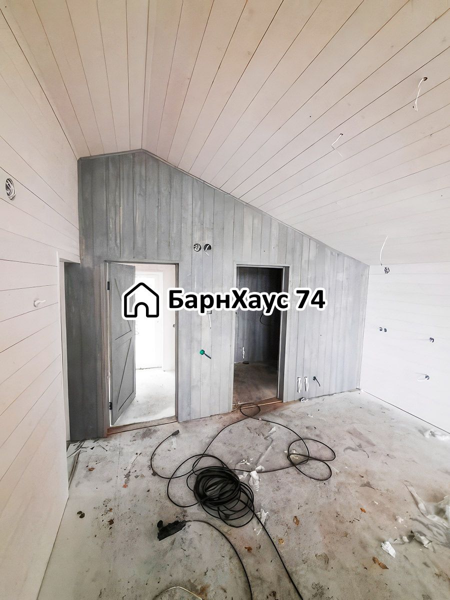 2 дома 7,5×6 + террасы 7,5×3, Миасское — построенный объект Барнхаус74 — фото 6