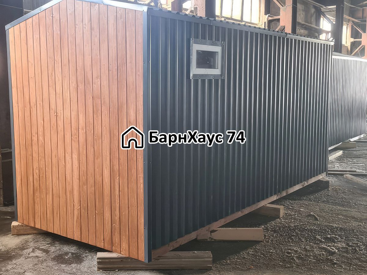 Баня 2×4 перевозная — построенный объект Барнхаус74 — фото 3