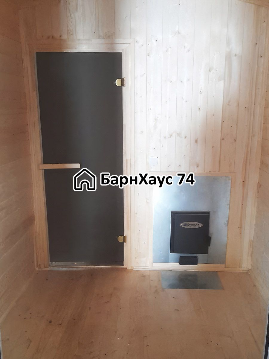 Баня 2×4 перевозная — построенный объект Барнхаус74 — фото 4