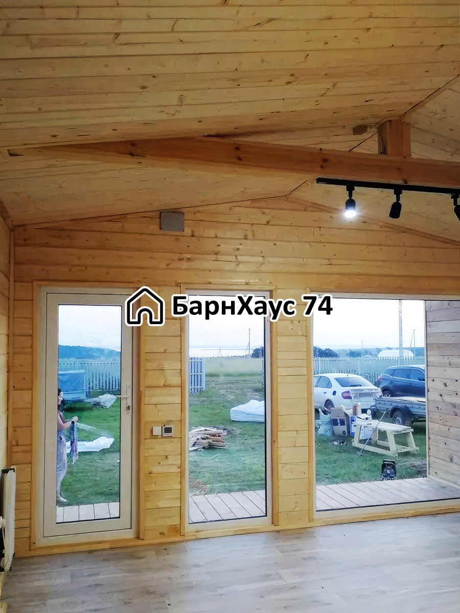 Дом 6×6 с террасой, Увильды — построенный объект Барнхаус74 — фото 3