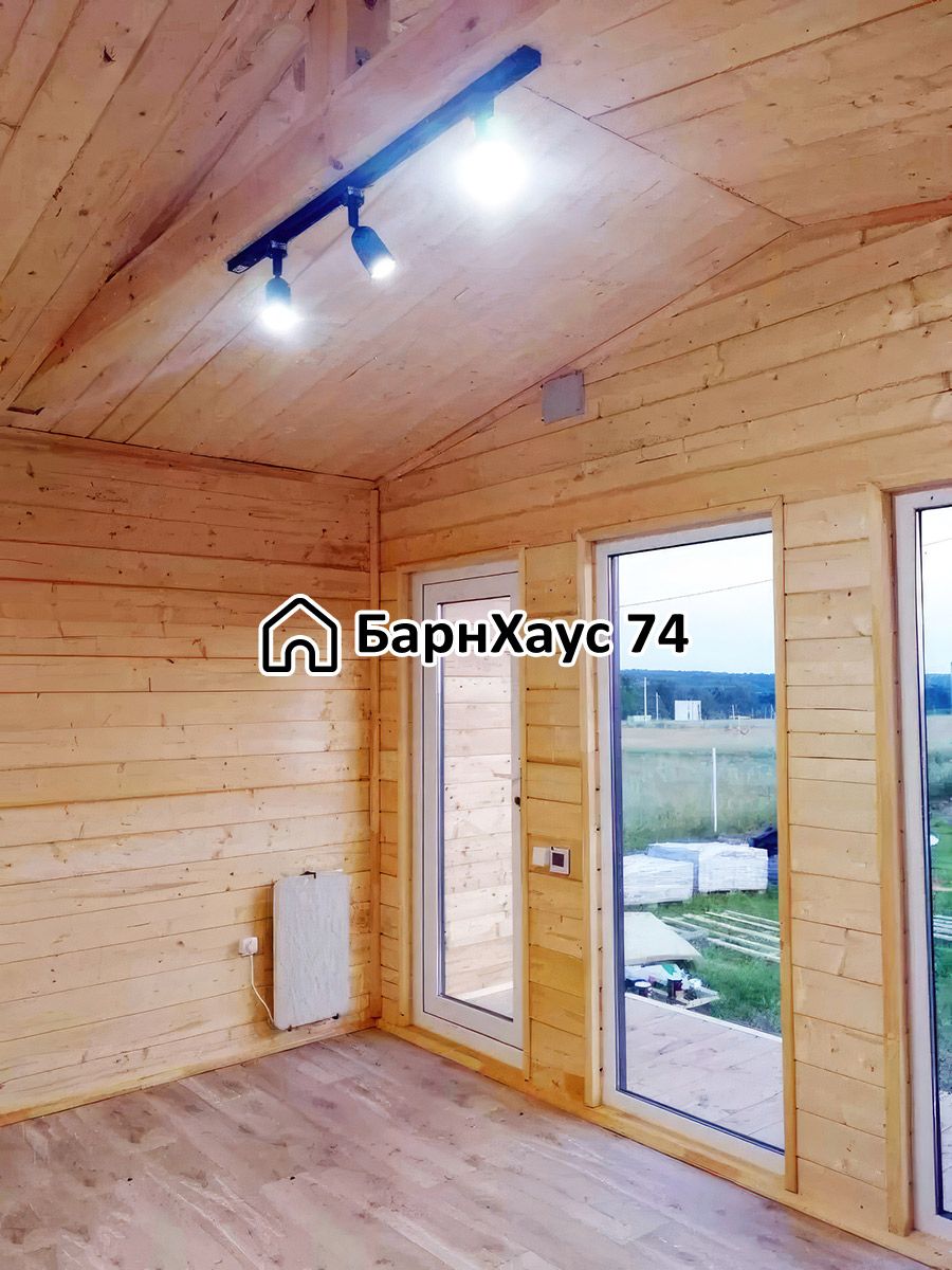 Дом 6×6 с террасой, Увильды — построенный объект Барнхаус74 — фото 4
