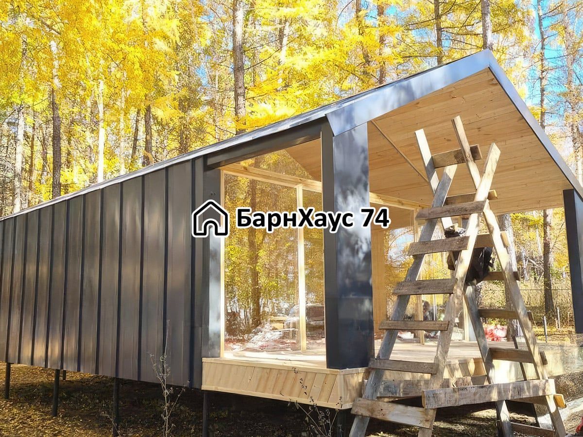 Дом 6×8, Банное — построенный объект Барнхаус74 — фото 2