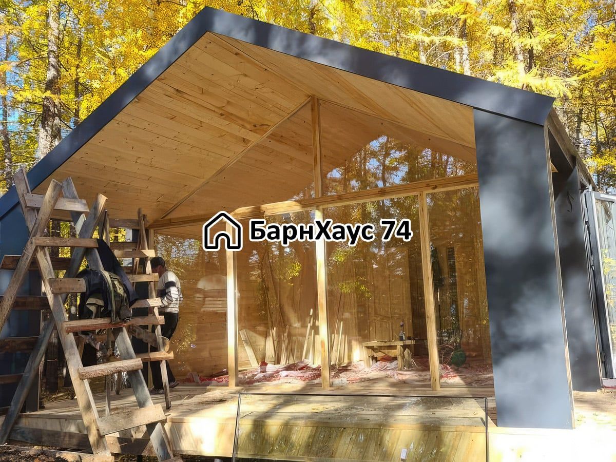 Дом 6×8, Банное — построенный объект Барнхаус74 — фото 3