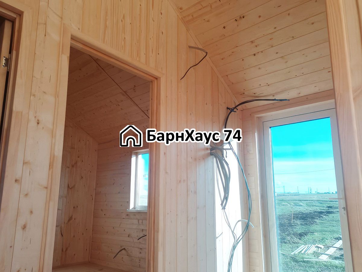 Дом 6×8 с террасой, Увильды — построенный объект Барнхаус74 — фото 7