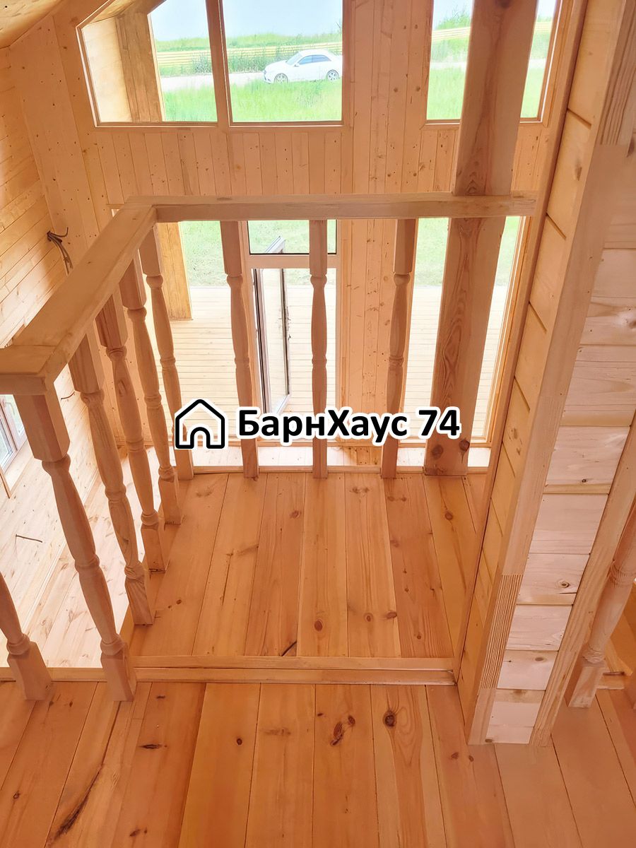 Дом 6×8 с террасой, Журавли — построенный объект Барнхаус74 — фото 6