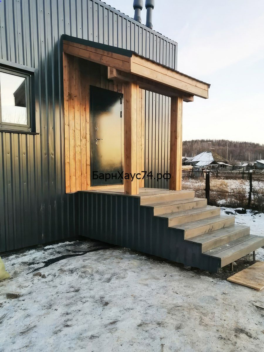 Дом 8×9, Миасс — построенный объект Барнхаус74 — фото 4